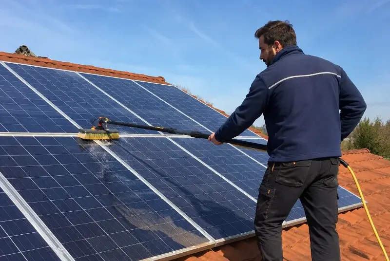 Nettoyage et entretien de panneaux solaires à Espeluche